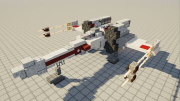 T-65 X-Wing Minecraft Map & Project