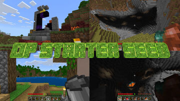 OP Starter Seed! [LATEST 1.21.41+] [BEDROCK] Minecraft Map & Project