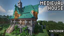 Minecraft: medium-size Medieval-Fantasy House | Tutorial YT Minecraft Map & Project