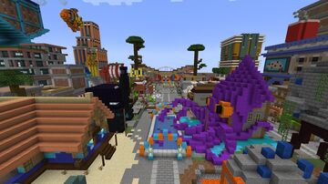 Minecraft: Story Mode - 1:1 Recreation Decorated With Banners!!!! Minecraft Map & Project
