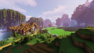 Small village and crop fields (Kingdom of Norwich) Minecraft Map & Project