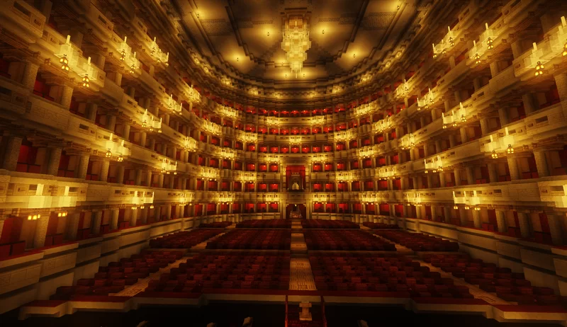 View of the auditorium from the stage