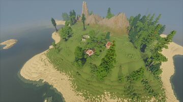 Greek Island Village Minecraft Map & Project