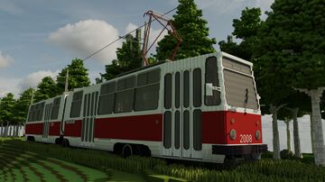 The tram LVS 86 v3 Minecraft Map & Project
