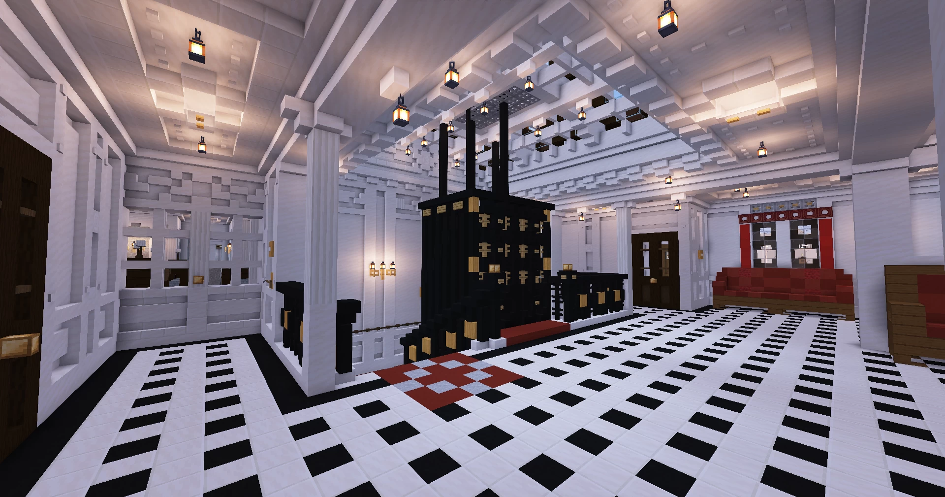 RMS Mauretania Real Photo PC of 1st Class Smoking Room / Cunard / Lusitania  | #1800843024, image size:1920x1009