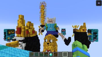 Skywars-BedWars-Eggwars-  Adventure time Minecraft Map & Project
