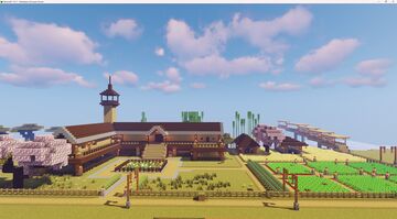 Wooden mansion Minecraft Map & Project