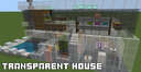 transparent house Minecraft Map & Project