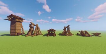 Medieval Siege Machinery Minecraft Map & Project