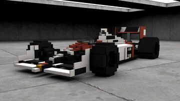 10:1 McLaren MP4/4 Formula 1 Minecraft Map & Project