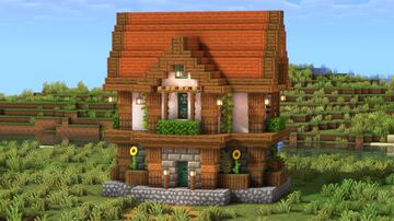 CASA DE MADERA Minecraft Map & Project