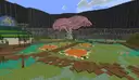 Large peach cloud tree
