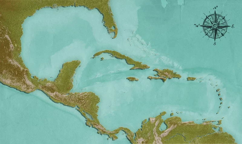 Caribbean Map