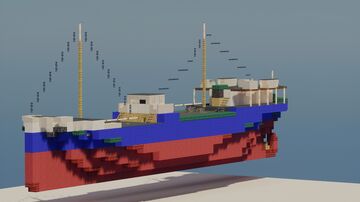 MV PANAGIOTIS | 1:1 Scale Smuggler/Coaster Minecraft Map & Project