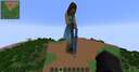 Girl with bucket with waterfall Minecraft Map & Project