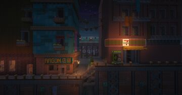 Cyberpunk scene [t2] Minecraft Map & Project