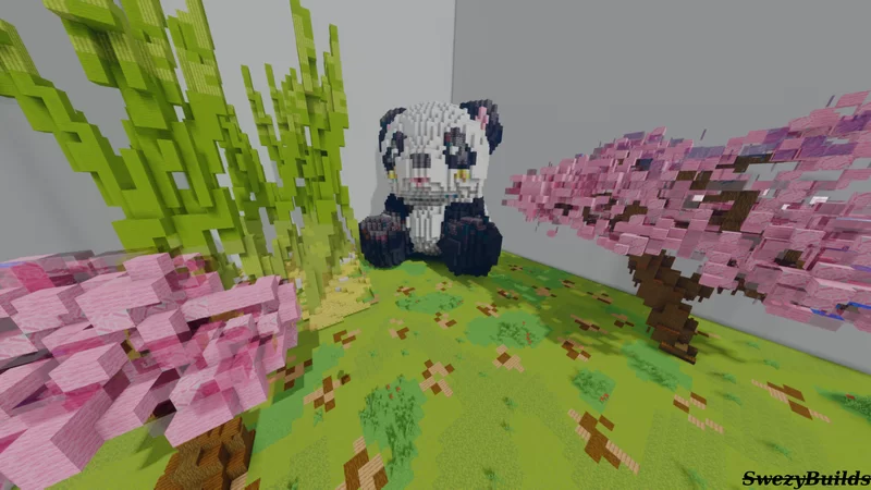Chinese Panda Structure Minecraft Map