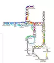 New System Map w the new Light Rail Lines