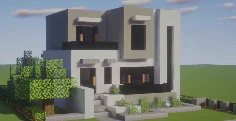 Modern House 149 (Map + Schem) Minecraft Map