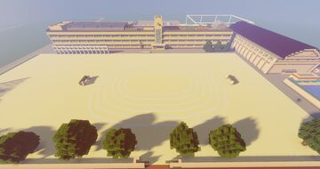 Megurigaoka City - School-Live/Gakkou Gurashi Minecraft Map & Project