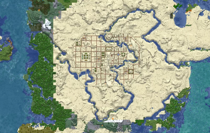 Full Map Aerial View