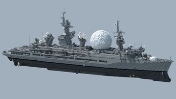 Sorachi-class Electronic Warfare Support Ship [Fictional] 1.5:1 Minecraft Map & Project