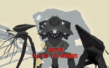 Minecraft  BUILDS /Update/ Alien TRIPOD | «War of the World» Minecraft Map & Project
