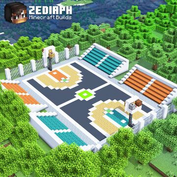 Basketball Court Minecraft Map & Project