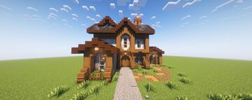 Cozy Medieval House Minecraft Map & Project