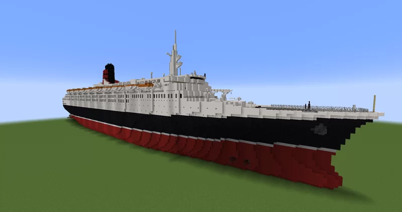 Project Craft Rms RMS Queen Elizabeth 2 Minecraft Map