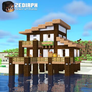 Beach House Minecraft Map & Project