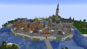 L'Ile de la cité (Medieval paris but fantasy) Minecraft Map & Project