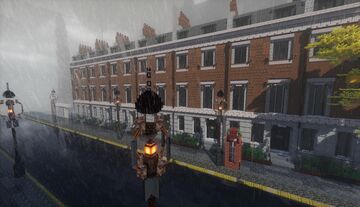 House. Terraced house in London. Minecraft Map & Project