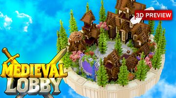 Medieval lobby, perfect for minigames Minecraft Map & Project