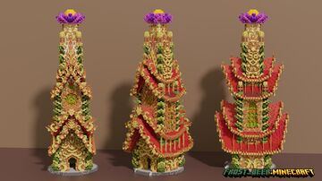 Demonic Flower Temple {Free Download} Minecraft Map & Project