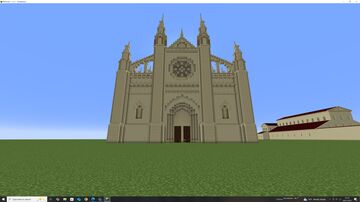 Palma Cathedral Mallorca Spain - 1:1 scale model, with interior. Minecraft Map & Project