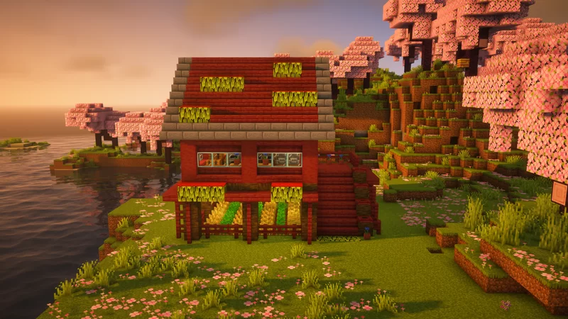 Mangrove Survival House +Guide 🌹[15] Minecraft Map