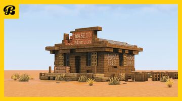Minecraft - Wild West - Abandonned Store | Full Interior Minecraft Map & Project