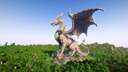 Minecraft Guardian Dragon Statue Free Minecraft Map & Project