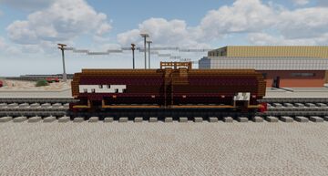 Tank Car/Tanker (Procor Black Livery) 1:1.5 scale (FREE DOWNLOAD AVALIABLE) Minecraft Map & Project