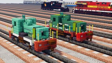 TGK2 Soviet Shunter Locomotive Minecraft Map & Project