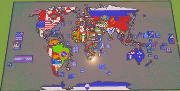 World Map Micro Scale. (Bedrock Edition). Minecraft Map & Project