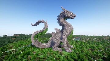 Minecraft Drake Dragon Statue Minecraft Map & Project