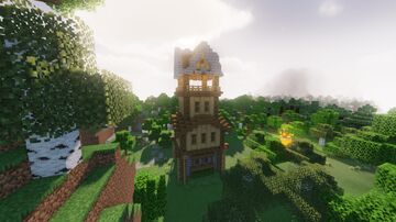 Medieval Tower Vanilla Minecraft Map & Project