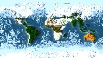 Ice Age Earth - Mini Version 4800x2800 [Download] Minecraft Map & Project