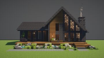 Tiny Modern House Minecraft Map & Project