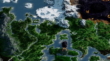 World map Modern Runescape MMORPG - WorldPainter 7000x7000 Minecraft Map & Project