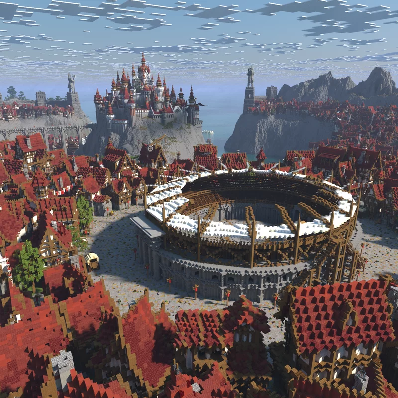 Medieval Kingdom Marethea Minecraft Map