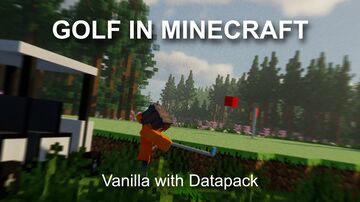 Golf in Minecraft with Realistic Physics 1.21.x (Datapack + Resource Pack included) Minecraft Map & Project