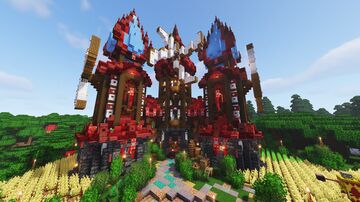Fantasy Windmill | AmazeMC Minecraft Map & Project